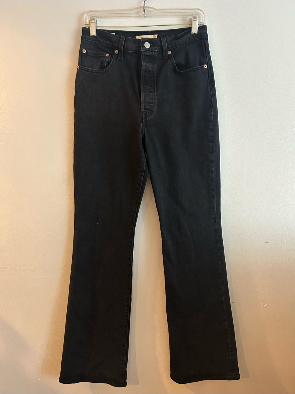 Levi’s Ribcage Boot Jeans Black Size W28 L33